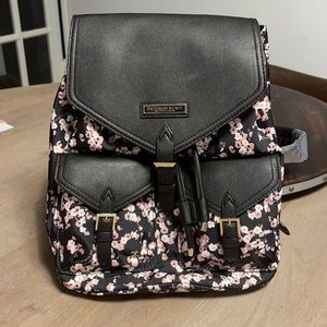 NWT Victoria’s Secret Floral Print Backpack